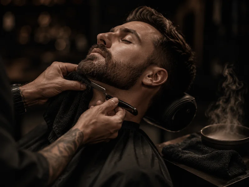 Perfilado de barba con precisión en Saga Studio